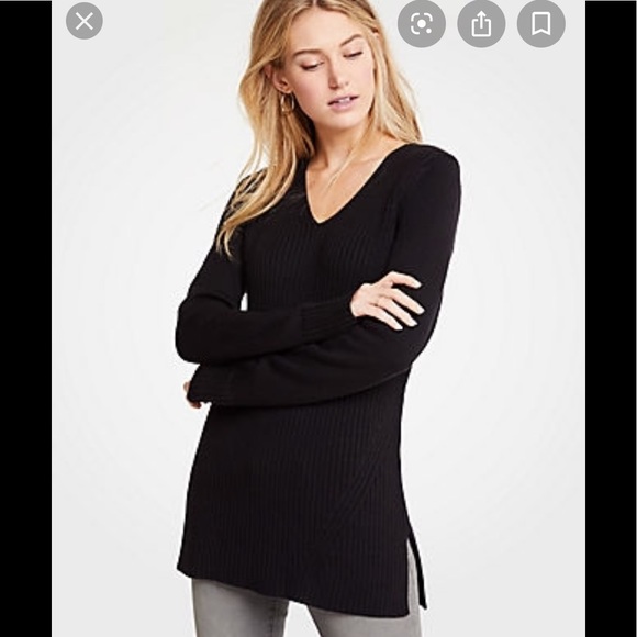 Ann Taylor Sweaters - NWT Ann Taylor ribbed cashmere blend tunic sweater